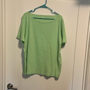 Pale green short sleeve t shirt 2X
